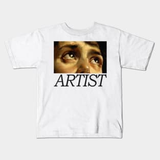 Artist /// Typography Gift Design Kids T-Shirt